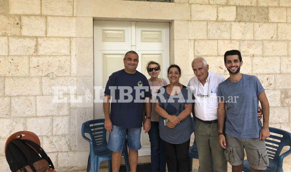 Los empresarios santiagueños se reunieron con sus parientes la ciudad libanesa de Kfar Aaqqa o Kfaraakka