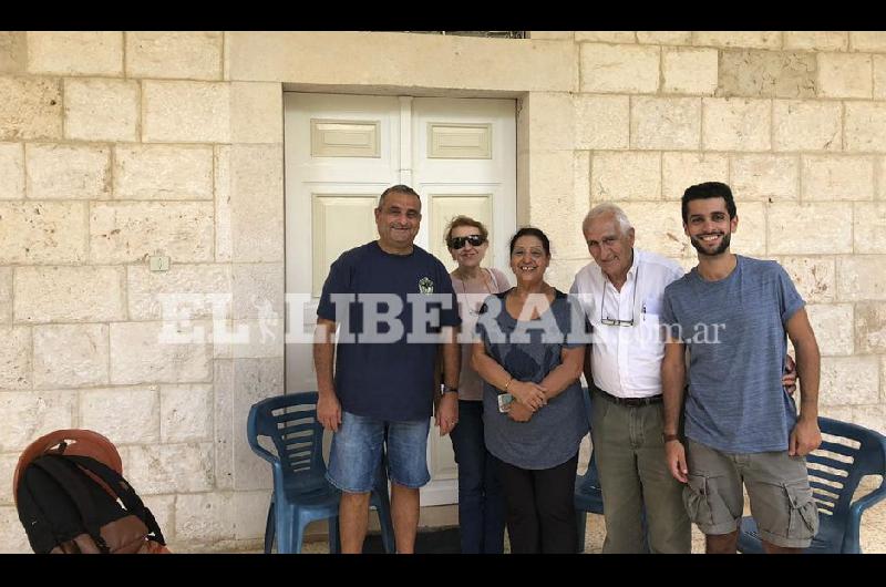 Los empresarios santiagueños se reunieron con sus parientes la ciudad libanesa de Kfar Aaqqa o Kfaraakka