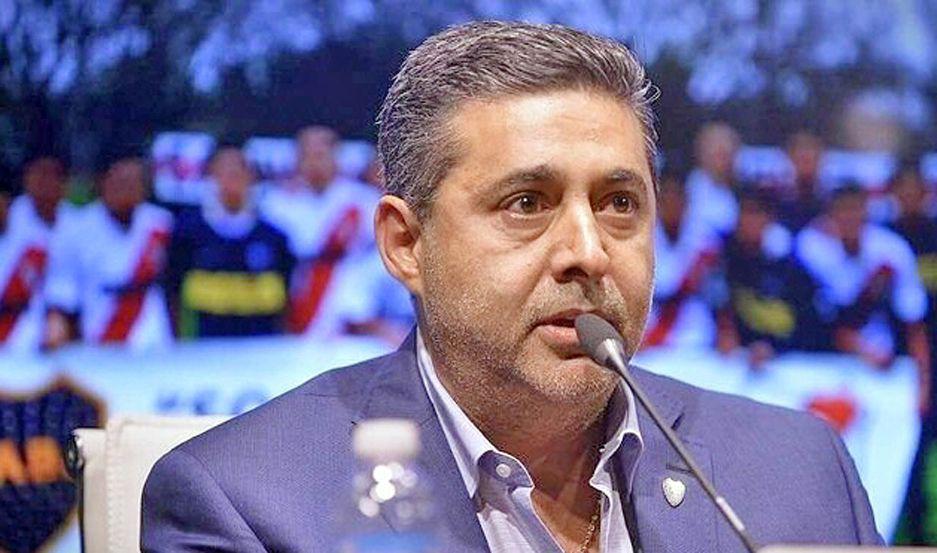 OPINIÓN El presidente Daniel Angelici fue uno de los que habló ayer después de la derrota de Boca Juniors en la primera semifinal de la Libertadores
