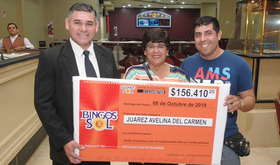 El pozo acumulado de Bingos del Sol fue para una vecina de la Capital