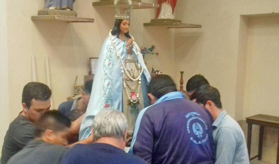 La imagen peregrina de la Virgen del Valle sigue recorriendo la ciudad