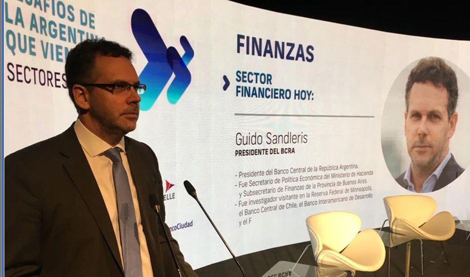 Sandleris asegura que sobran las reservas maacutes allaacute de diciembre