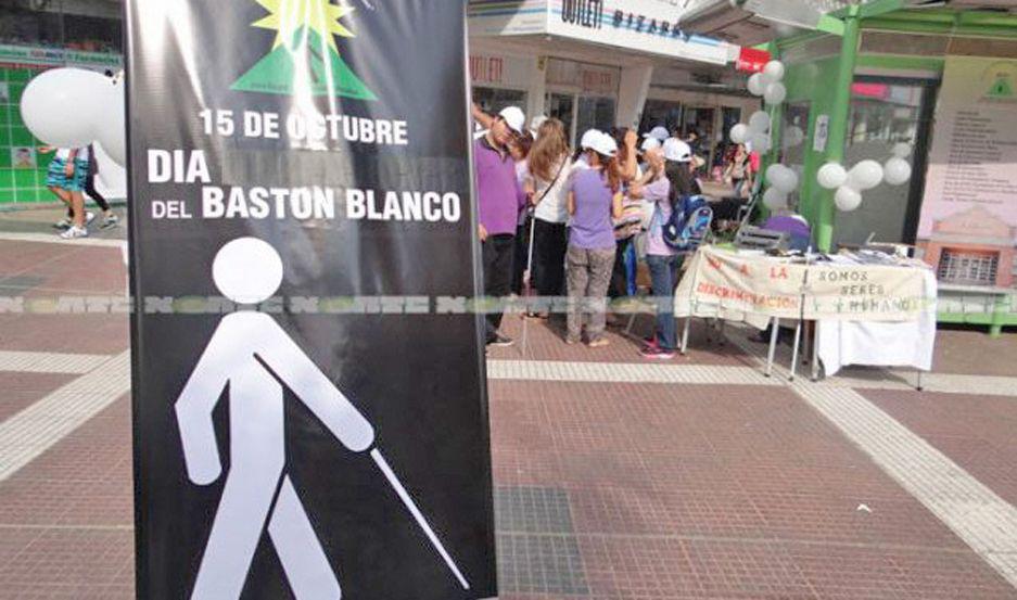 Se concretar�n en el marco del Día del Bastón Blanco que se recuerda cada 15 de octubre