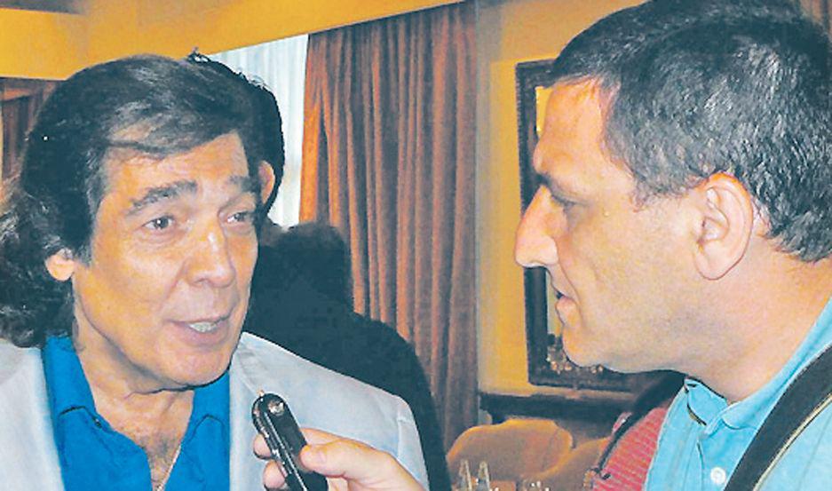 Cacho Castantildea a EL LIBERAL en el 2012- ldquoEn Santiago sentiacute el amor de la gente  por sus raiacutecesrdquo