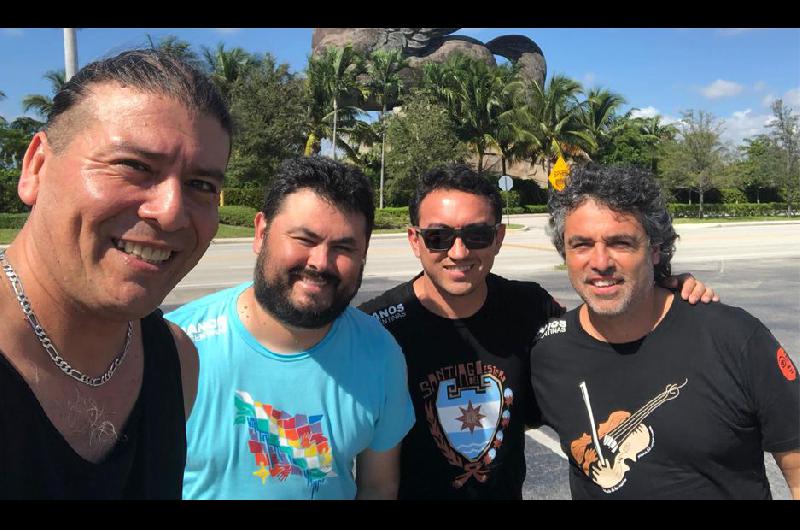 Claudio Ponce le dio un tour express por Miami a Manu y Pelu previo a su partida hacia Barcelona