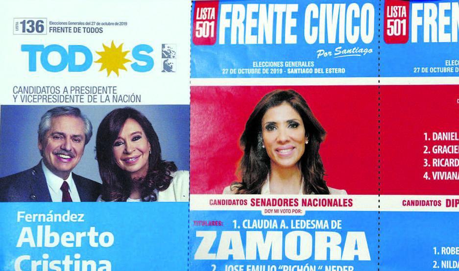 Boletas con las que se votar� este domingo 27 de octubre