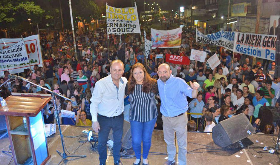 Pablo Mirolo y Montenegro presidieron un acto en La Banda