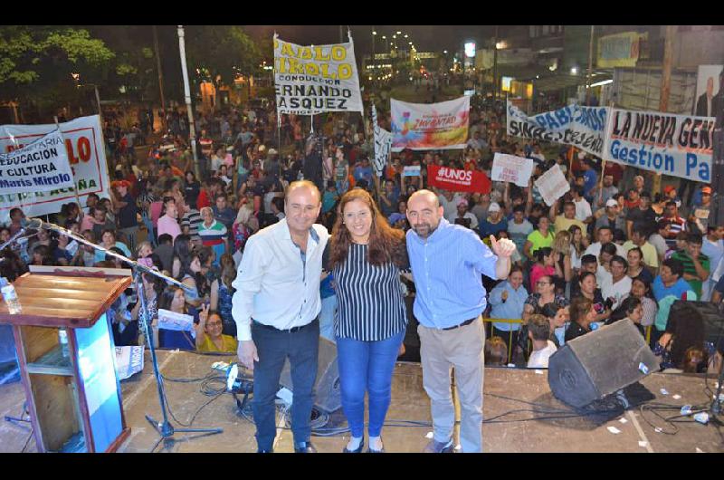 Pablo Mirolo y Montenegro presidieron un acto en La Banda