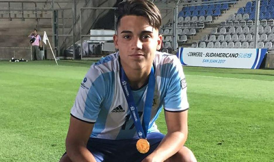 El jugador santiagueño forma parte de la Selección Argentina Sub 17