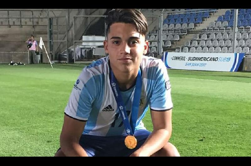 El jugador santiagueño forma parte de la Selección Argentina Sub 17