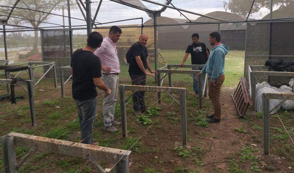 Expertos de la Unse visitaron el vivero de Las Termas