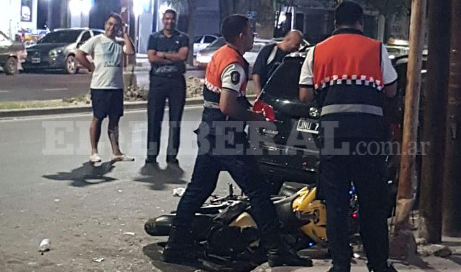 Personal policial trabajó intensamente en el lugar del accidente