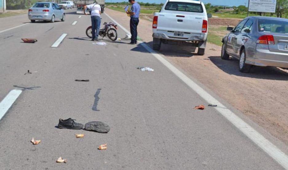 Ruta 21- choque de auto y moto dejoacute dos joacutevenes heridos