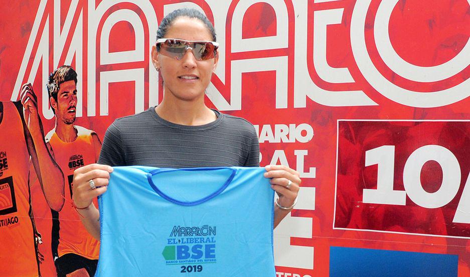 Godoy ya est en Santiago desde ayer y sueña con ser la ganadora del medio maratón mañana