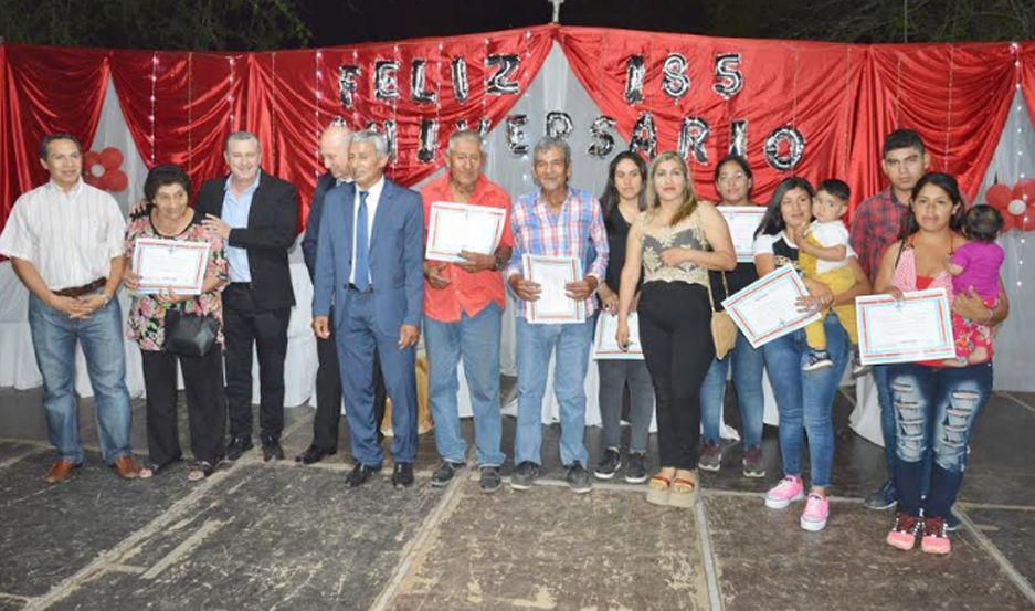 Los Romanos celebroacute el 185deg aniversario con inauguracioacuten de viviendas sociales