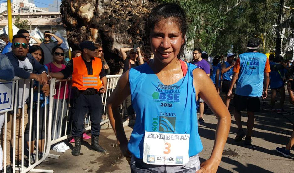 Nadine Vilca la gran ganadora de los 10 K