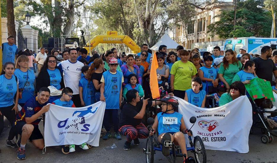 El ldquoKiloacutemetro de Integracioacutenrdquo reunioacute a maacutes de 120 nintildeos y joacutevenes con discapacidad