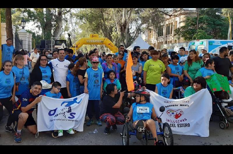 El ldquoKiloacutemetro de Integracioacutenrdquo reunioacute a maacutes de 120 nintildeos y joacutevenes con discapacidad