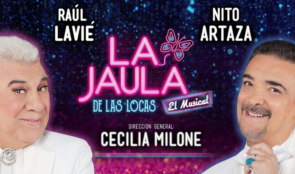 Raúl Lavié y Nito Artaza actuarn en el Teatro 25 de Mayo