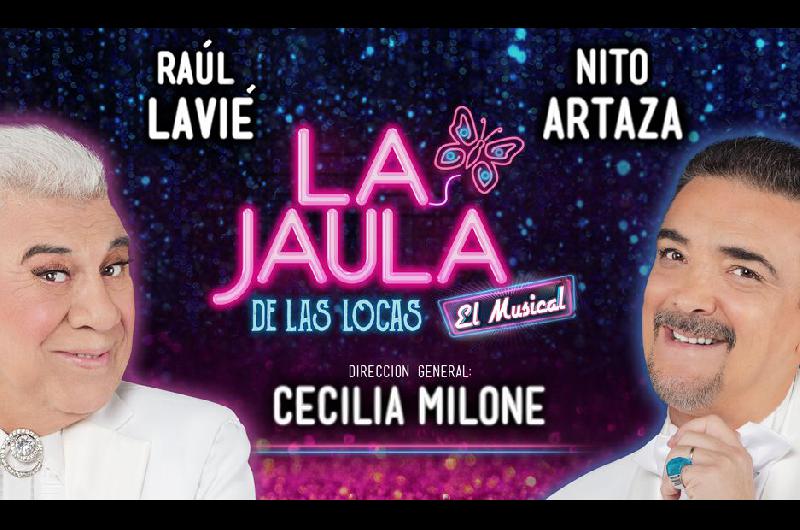 Raúl Lavié y Nito Artaza actuarn en el Teatro 25 de Mayo