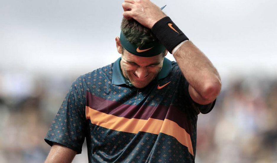 Del Potro se bajoacute de la exhibicioacuten con Federer