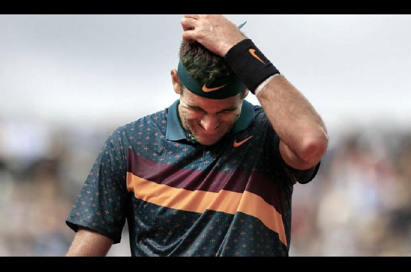 Del Potro se bajoacute de la exhibicioacuten con Federer