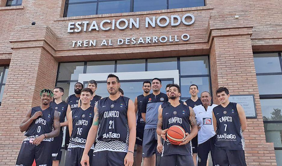 Los jugadores de Olímpico participaron de un video promocional en el Tren al Desarrollo Comenzó la cuenta regresiva de cara al debut