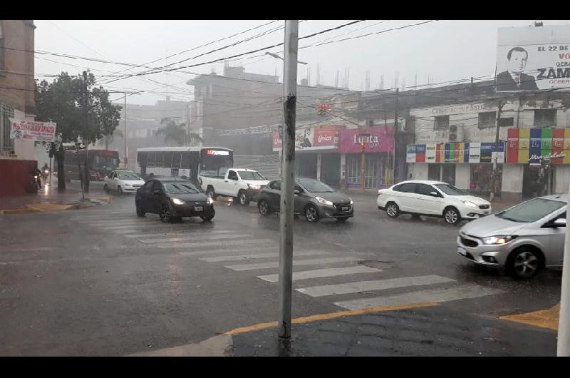 Fotos y videos de la tormenta con granizo en Santiago del Estero