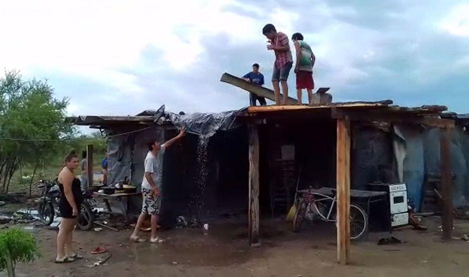 Asiacute quedaron algunas zonas de Santiago del Estero y La Banda tras el temporal