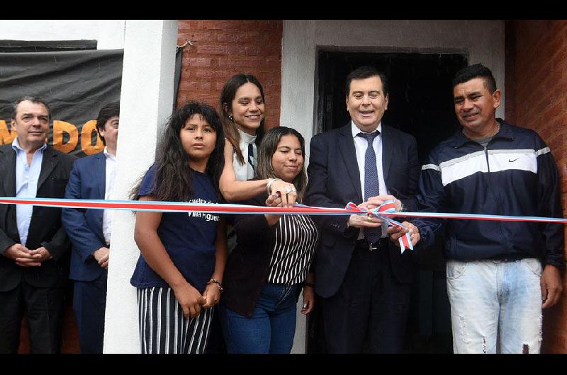 Entrega de viviendas sociales y habilitacioacuten de planta potabilizadora de agua en Quimilioj