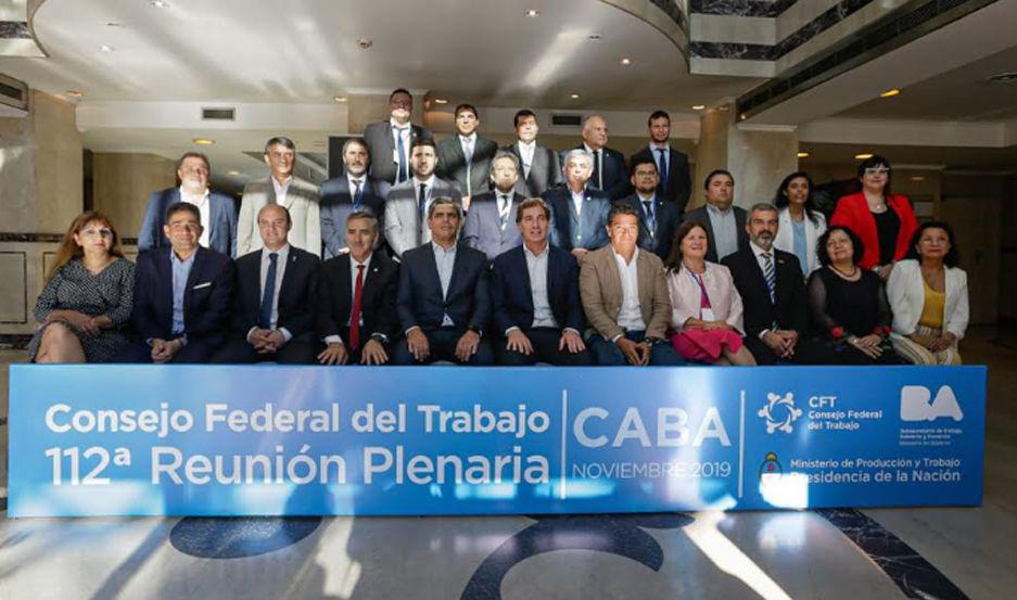 Se desarrolloacute la112deg Reunioacuten Plenaria del Consejo Federal del Trabajo (CFT)