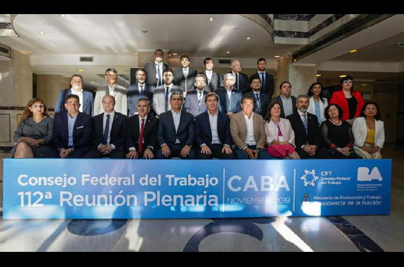 Se desarrolloacute la112deg Reunioacuten Plenaria del Consejo Federal del Trabajo (CFT)