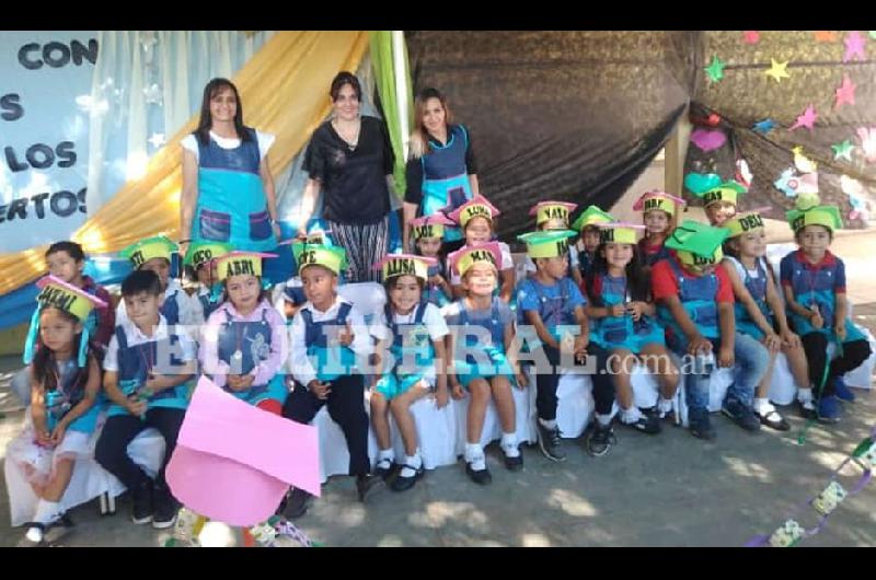 Los niños de la Sala de 5 años tuvieron su emotivo acto de egreso en Laprida