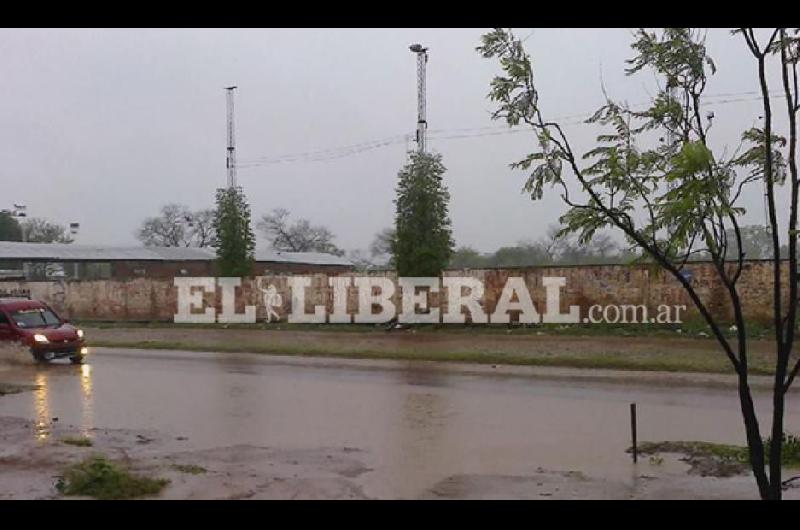 Intensas precipitaciones cayeron sobre la ciudad de Campo Gallo