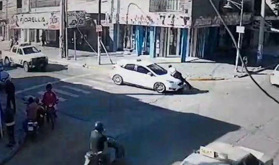 VÍDEO El hecho ocurrió el 16 de noviembre y fue captado por las c�maras del Centro de Monitoreo de Alerta Banda
