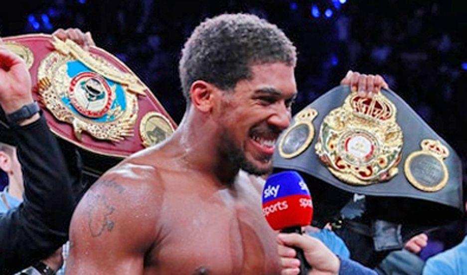 Anthony Joshua recuperoacute los tiacutetulos de la categoriacutea Pesado