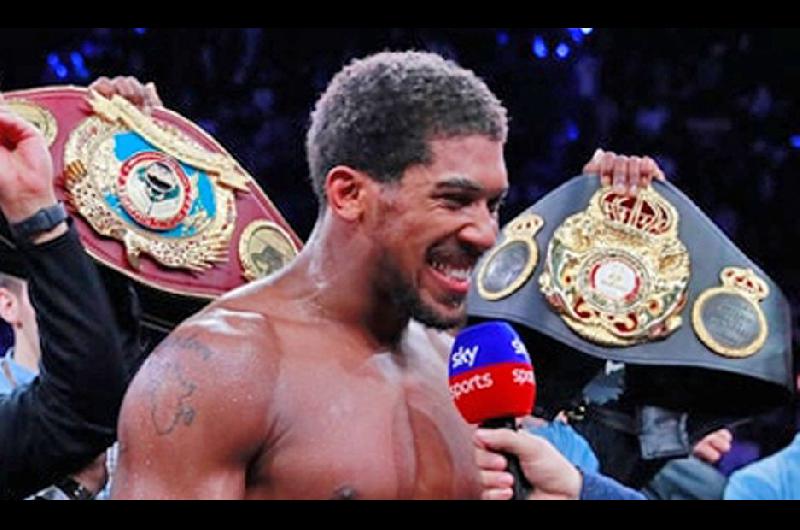 Anthony Joshua recuperoacute los tiacutetulos de la categoriacutea Pesado