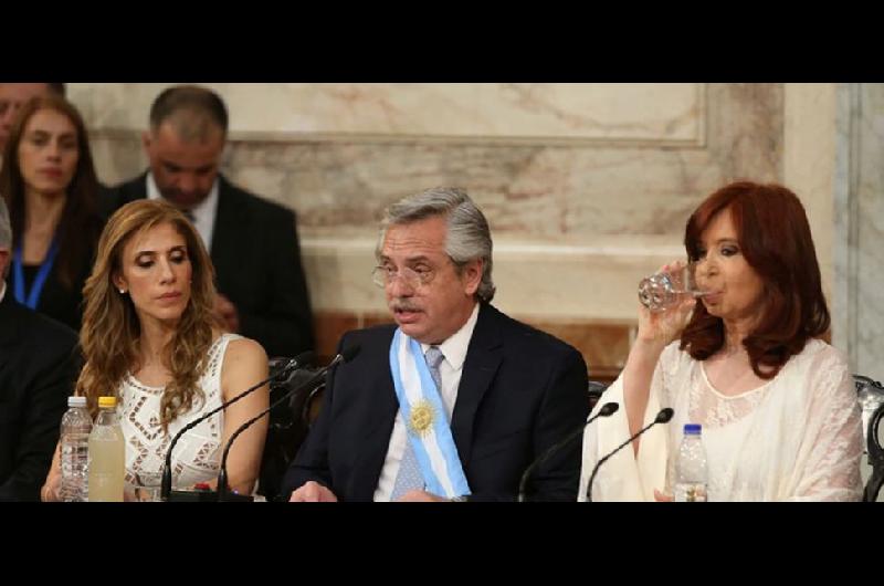 Alberto Fern�ndez junto a Cristina Kirchner y Claudia de Zamora