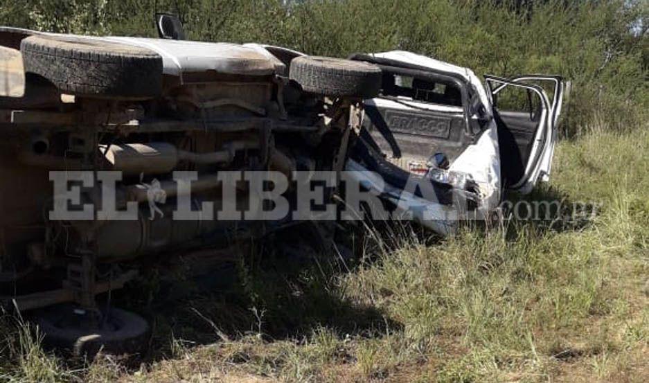 Un desperfecto mecnico provocó el vuelco de las camionetas