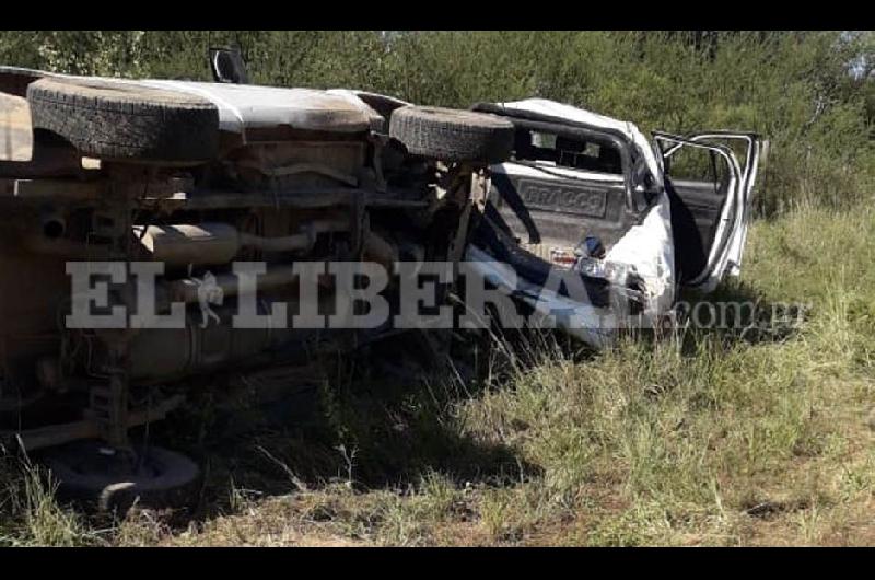 Un desperfecto mecnico provocó el vuelco de las camionetas