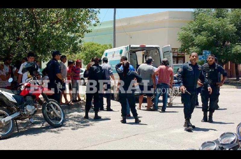 El accidente de tr�nsito generó un amplio operativo policial