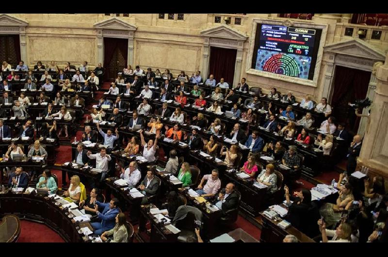 Diputados le dio media sancioacuten a la Ley de Emergencia Econoacutemica