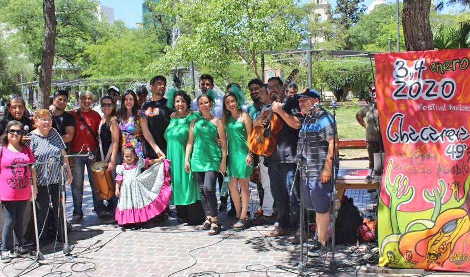 Estuvieron presentes los organizadores y bandas musicales del medio