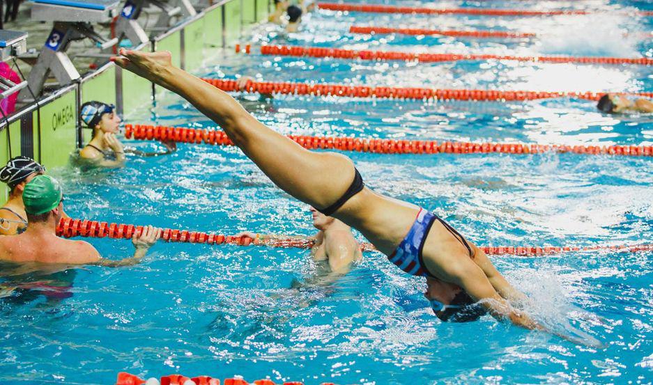 LA MEJOR María Lourdes Salas se destacó en la natación a nivel nacional ganando muchos premios y registrando varios récords