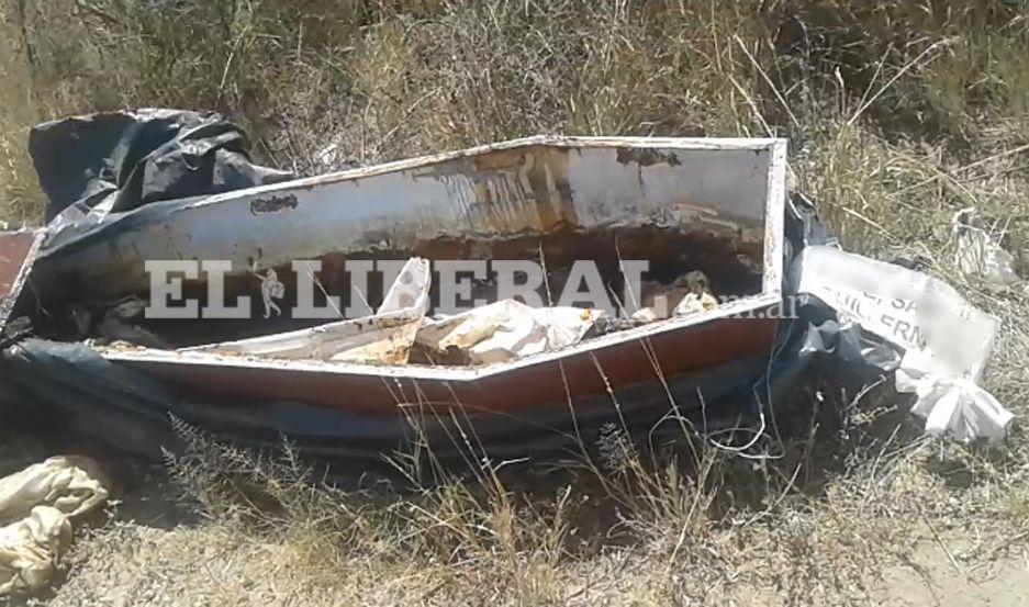 Unos niños abrieron una bolsa y descubrieron un ataúd en un barrio de Loreto