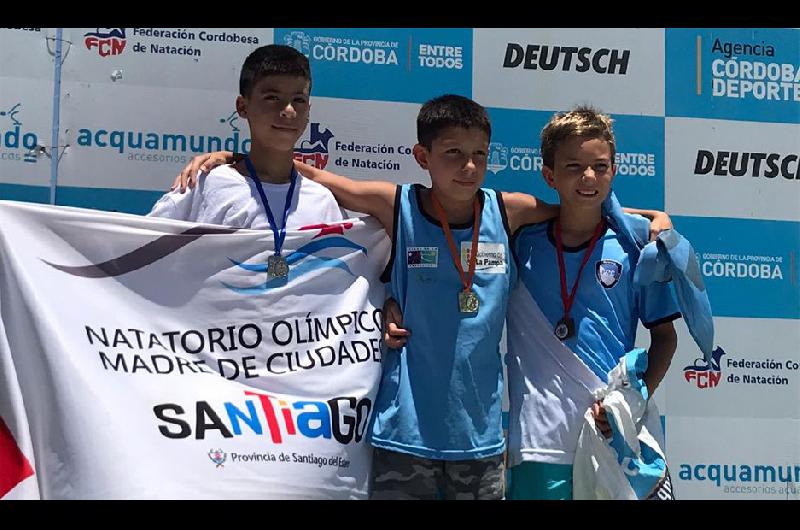 Santiago Paz brilloacute en la primera jornada del Campeonato Nacional de Natacioacuten