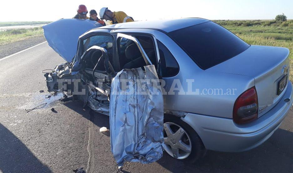 Ruta 34- un choque frontal terminoacute con tres mujeres lesionadas