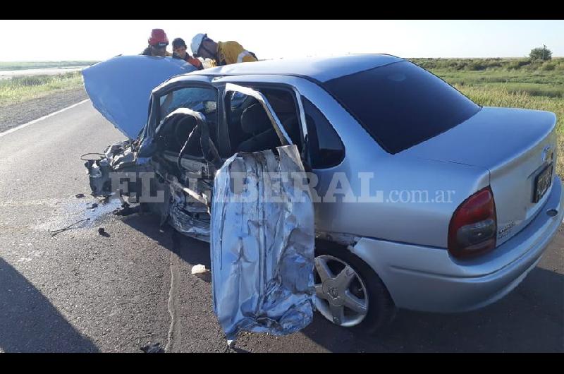 Ruta 34- un choque frontal terminoacute con tres mujeres lesionadas