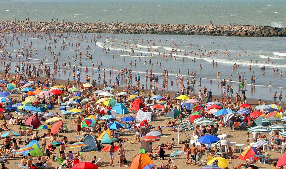 POSITIVO Las playas colmadas alimentaron las expectativas de los operadores turísticos 
