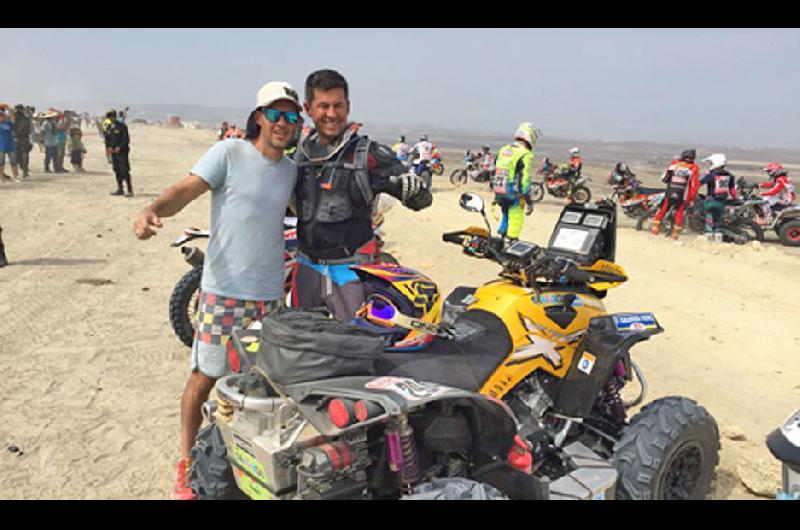 Martiacuten Sarquiz confesoacute que fue duriacutesima la primera etapa del Rally Dakar pero que se tiene confianza